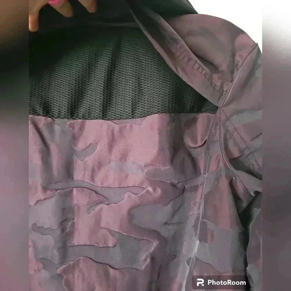 Blanc NOIR SkyFall Aviator Jacket Aubergine Camo Women's Sz Small - Picture 4 of 12